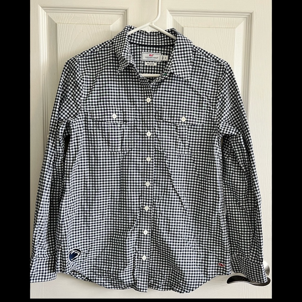 Ladies Vineyard Vines Penn State Button Down